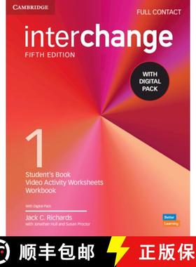 【3-4周达】Interchange Level 1 Full Contact with Digital Pack [With eBook] [9781009040662]