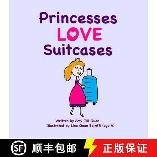 【3-4周达】Princesses Love Suitcases [9798985637014]