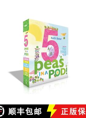 【3-4周达】5 Peas in a Pod! (Boxed Set): LMNO Peas; 1-2-3 Peas; Little Green Peas; Hap-Pea All Year; ... [9781534403796]