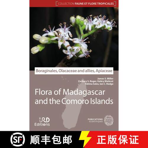 预订 Flora of Madagascar and the Comoro Islands: Boraginales, Olacaceae and Allies, Apiaceae [Faune e... [9782856539750]