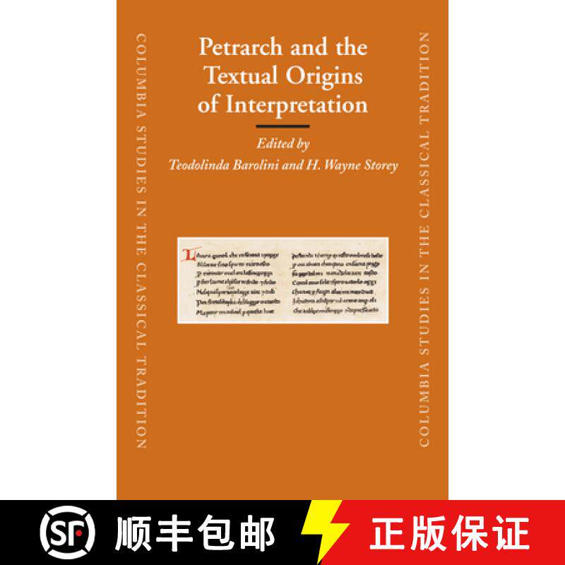 预订 Petrarch and the Textual Origins of Interpretation [9789004163225]