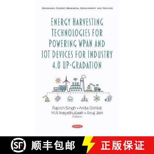【3-4周达】精装 Energy Harvesting Technologies for Powering WPAN and IoT Devices for Industry 4.0 Up-... [9781536169430]