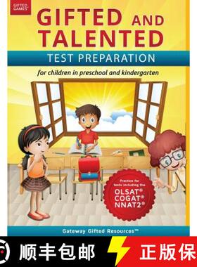 预订 Gifted and Talented Test Preparation : Test prep for OLSAT (Level A), NNAT2 (Level A), and COGAT... [9780997943900]