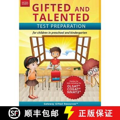 预订 Gifted and Talented Test Preparation : Test prep for OLSAT (Level A), NNAT2 (Level A), and COGAT... [9780997943900]