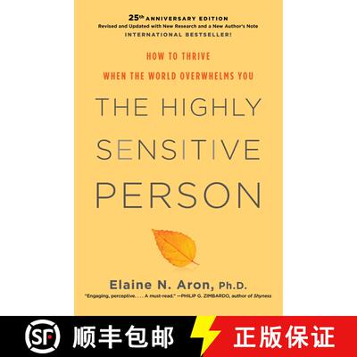 【3-4周达】精装 The Highly Sensitive Person: How to Thrive When the World Overwhelms You [9780806540573]
