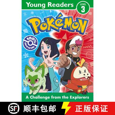 【3-4周达】Pokemon Young Readers Level 3: A Challenge from the Explorers [9780008743208]