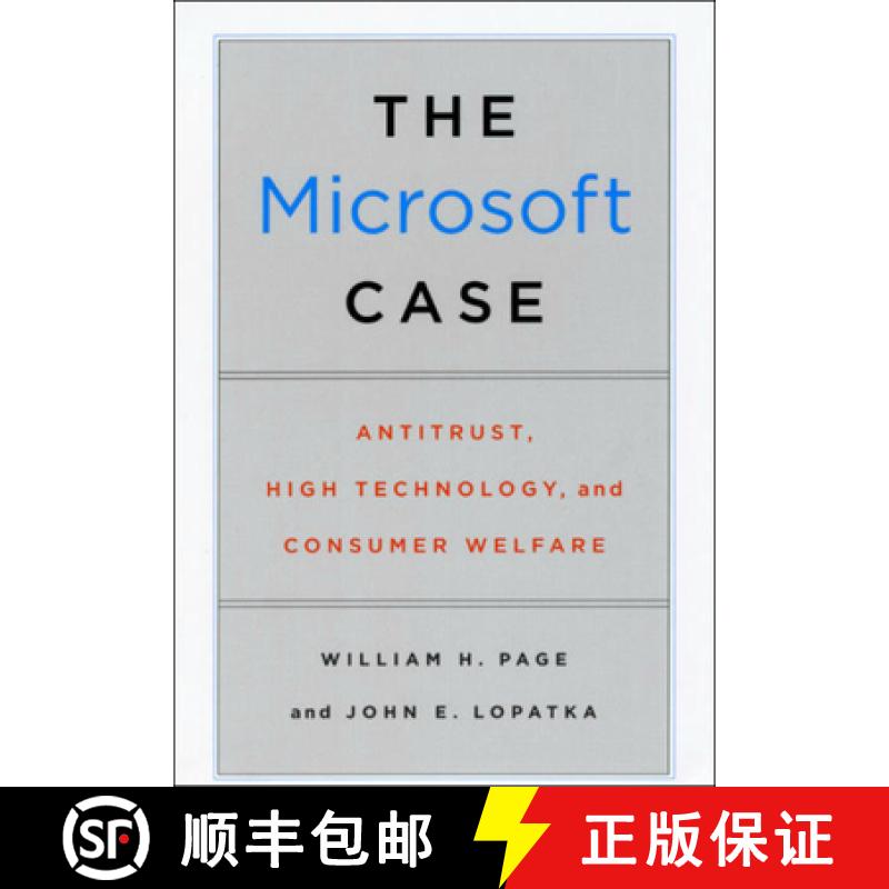 【3-4周达】The Microsoft Case: Antitrust, High Technology, and Consumer Welfare [9780226644646]