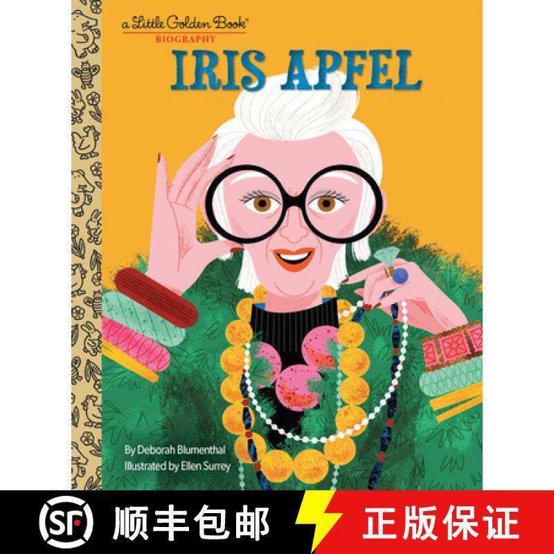 【3-4周达】Iris Apfel: A Little Golden Book Biography [9780593643761]
