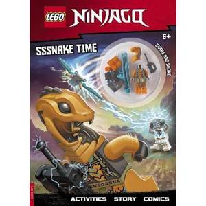 【4周达】LEGO(R) NINJAGO(R): Sssnake Time Activity Book(with Snake Warrior Minifigure)[9781780558752]