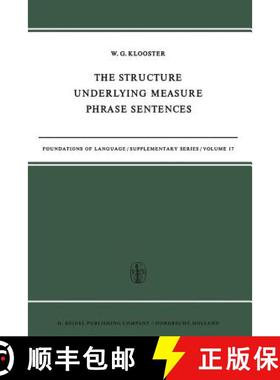【3-4周达】The Structure Underlying Measure Phrase Sentences [9789401028929]