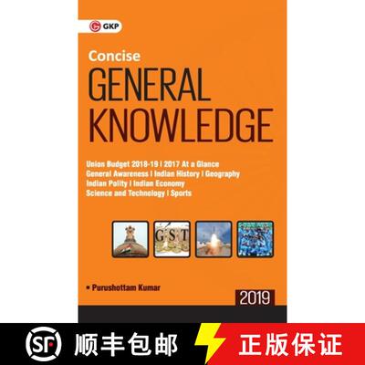 【3-4周达】Concise General  Knowledge 2019 [9789387766358]