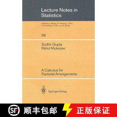 【3-4周达】A Calculus for Factorial Arrangements [9780387971728]