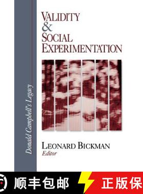 【3-4周达】Validity and Social Experimentation: Donald Campbell′s Legacy [9780761911616]