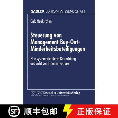 【3-4周达】Steuerung von Management Buy-Out-Minderheitsbeteiligungen : Eine systemorientierte Betrach... [9783824463374]