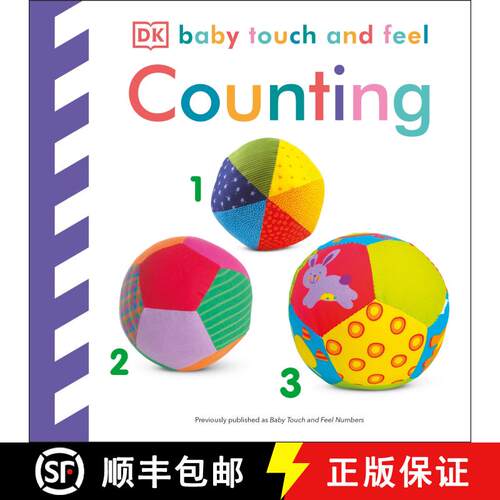 【3-4周达】Baby Touch and Feel Counting: An Interactive Numbers Board Book [9781465414328]