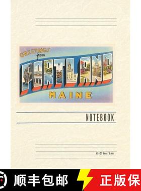 预订 Vintage Lined Notebook Greetings from Portland [9798385423682]