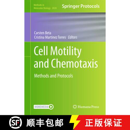 【3-4周达】精装 Cell Motility and Chemotaxis : Methods and Protocols [9781071640227]