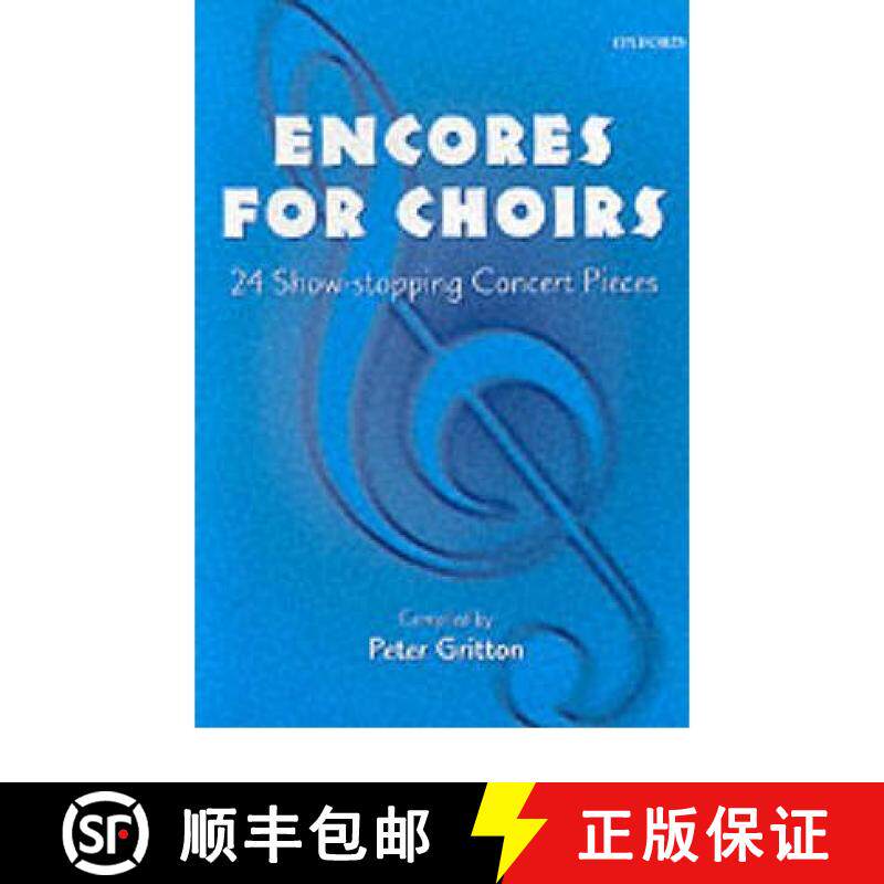 【3-4周达】Encores for Choirs 1: Vocal score [9780193436305]