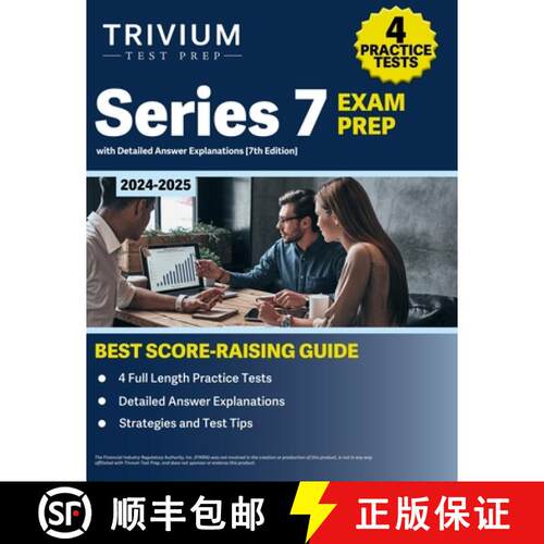 【3-4周达】Series 7 Exam Prep 2024-2025: 4 Practice Tests with Detailed Answer Explanations Book [7th... [9781637989463]