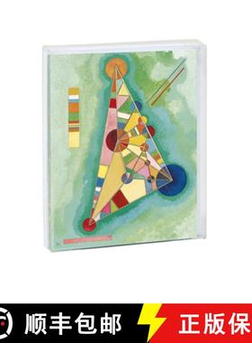 【3-4周达】Teneues - Notecard Set: Variegation in the Triangle by Wassily Kandinsky, Blank Inside, 10... [9781623258962]