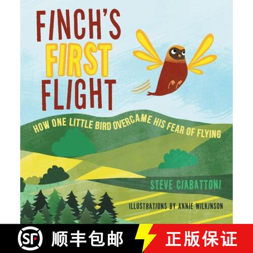 【3-4周达】精装 Finch's First Flight: How one little bird overcame his fear of flying [9781665746175]
