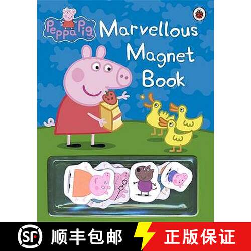 【3-4周达】精装 Peppa Pig: Marvellous Magnet Book [9781409301769]