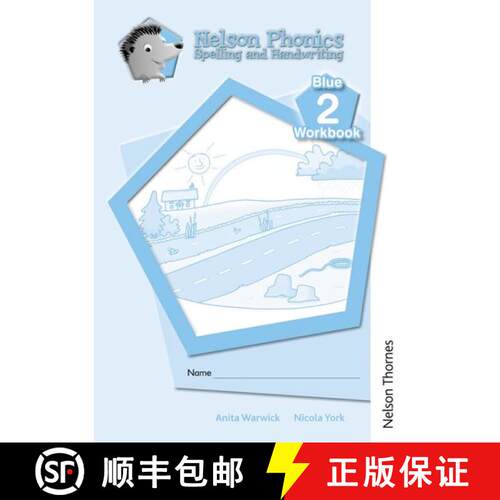 【3-4周达】Nelson Phonics Spelling and Handwriting Blue Workbooks 2 (10) [9781408506103]