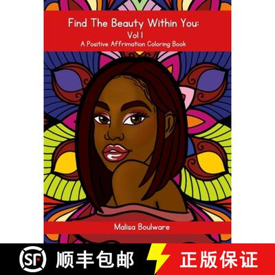 【3-4周达】Find The Beauty Within You Vol 1: A Positive Affirmation Coloring Book for Black Women [9781794767003]