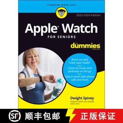【3-4周达】Apple Watch For Seniors For Dummies, 2023-2024 Edi tion [9781394159048]