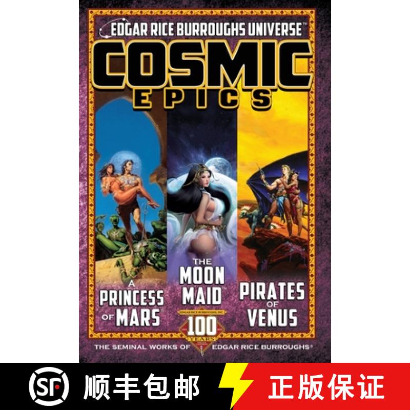 预订 Cosmic Epics: The Seminal Works of Edgar Rice Burroughs [9781945462542]