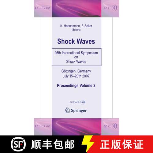 【3-4周达】精装 Shock Waves : 26th International Symposium on Shock Waves, Volume 2 [9783540851806]
