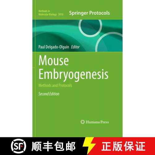 【3-4周达】精装 Mouse Embryogenesis: Methods and Protocols (Second Edition 2026) [9781071651254]