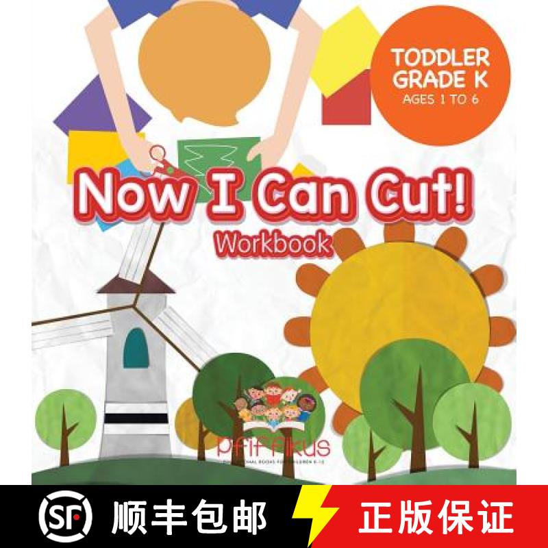 【2-3周达】Now I Can Cut! Workbook | Toddler-Grade K - Ages 1 to 6 [9781683776413]