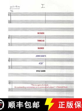 【3-4周达】No Such Thing as Silence: John Cage's 4'33 [9780300171297]