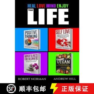 【3-4周达】Positive Thinking, Self Love, Mindfulness, Vegan: 4 Books in 1! The Total Life Makeover Co... [9781989655382]
