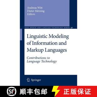 Modeling and Linguistic Language 9789400731127 4周达 Languages Markup Information Techno... Contributions