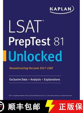 【3-4周达】LSAT PrepTest 81 Unlocked: Exclusive Data, Analysis & Explanations for the June 2017 LSAT [9781506223414]