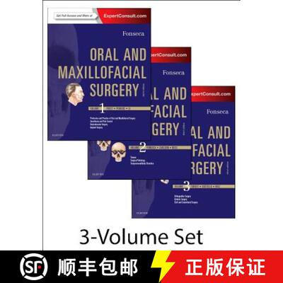 【3-4周达】Oral and Maxillofacial Surgery : 3-Volume Set [9780323414999]