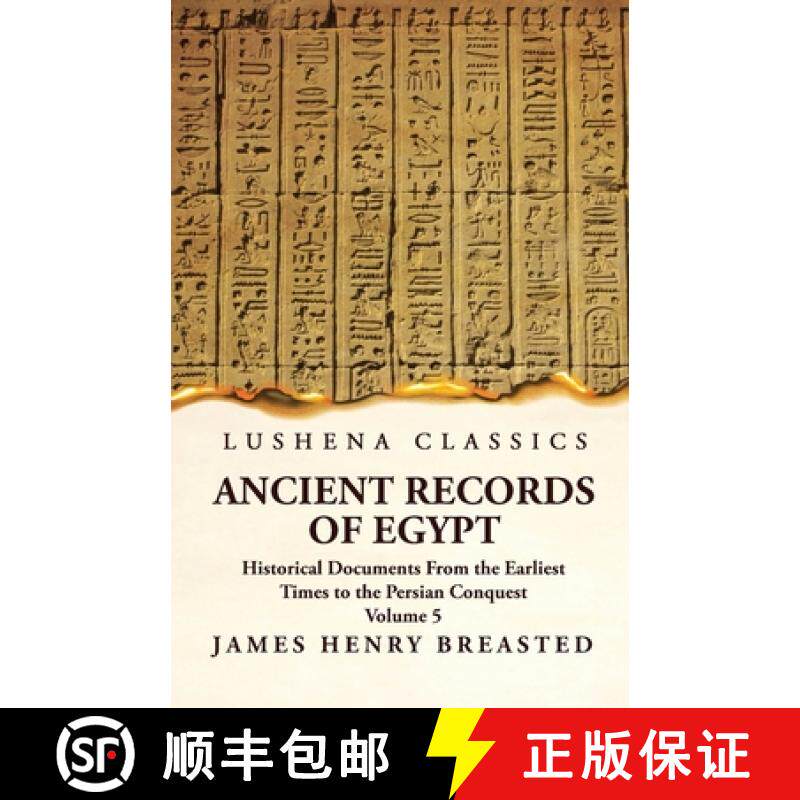 【3-4周达】Ancient Records of Egypt Historical Documents From the Earliest Times to the Persian Conqu... [9781639236466]