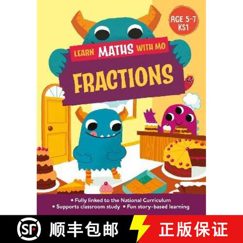 【3-4周达】HELP YOUR MONSTER WITH MATHS FRACTIONS [9781526319036]