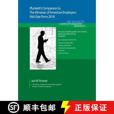 预订 Plunkett's Companion to The Almanac of American Employers 2018: Market Research, Statistics & Tr... [9781628314731]