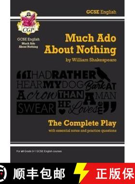 【3-4周达】Much Ado About Nothing - The Complete Play with Annotations, Audio and Knowledge Organisers [9781782948520]
