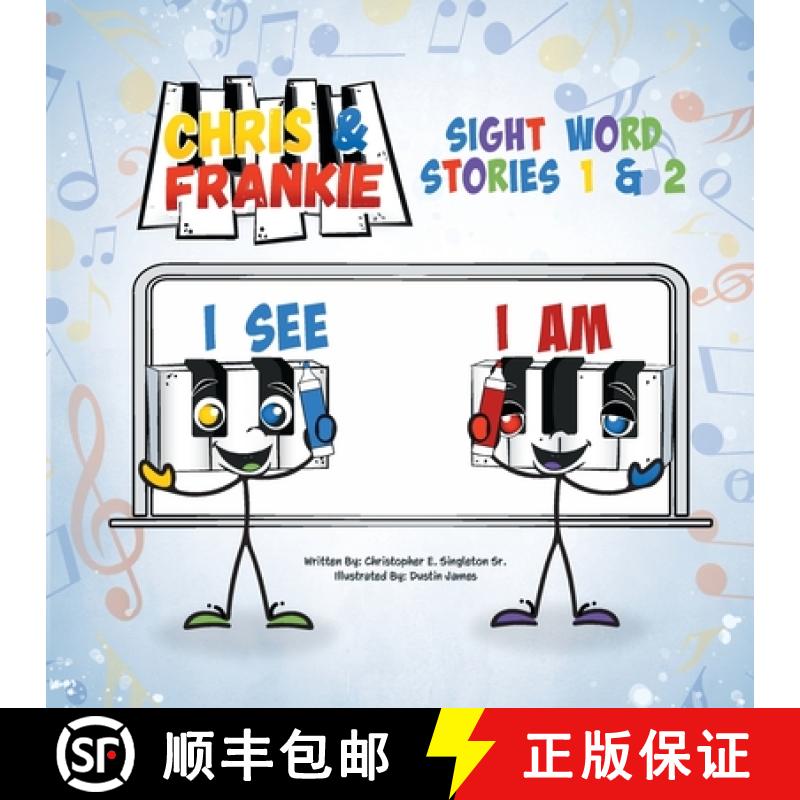 【3-4周达】Chris & Frankie: Sight Word Stories 1 & 2 [9781737377924]