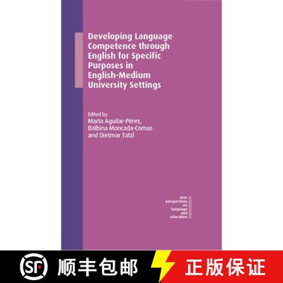 【3-4周达】精装 Developing Language Competence Through English for Specific Purposes in English-Mediu... [9781800416864]