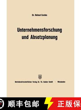 【3-4周达】Unternehmensforschung Und Absatzplanung [9783663008330]