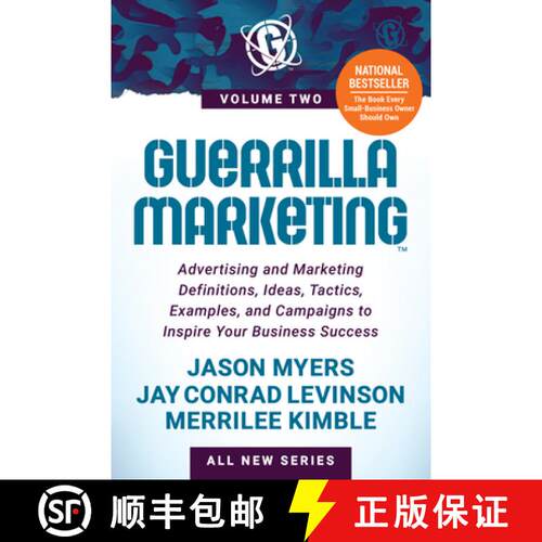 【3-4周达】Guerrilla Marketing Volume 2: Advertising and Marketing Definitions, Ideas, Tactics, Examp... [9781631957468]