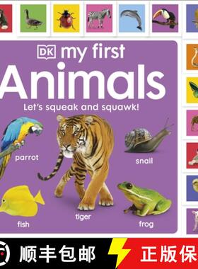 【3-4周达】My First Animals: Let's Squeak and Squawk! [9780241555316]