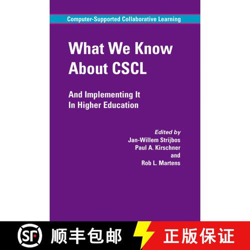 【3-4周达】精装 What We Know About CSCL : And Implementing It In Higher Education [9781402077791]