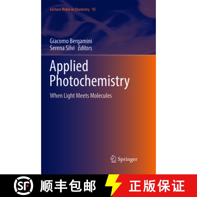 【3-4周达】Applied Photochemistry: When Light Meets Molecules [9783319810928]