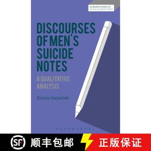 Suicide Men Notes Analysis Discourses Qualitative 4周达 9781350005730